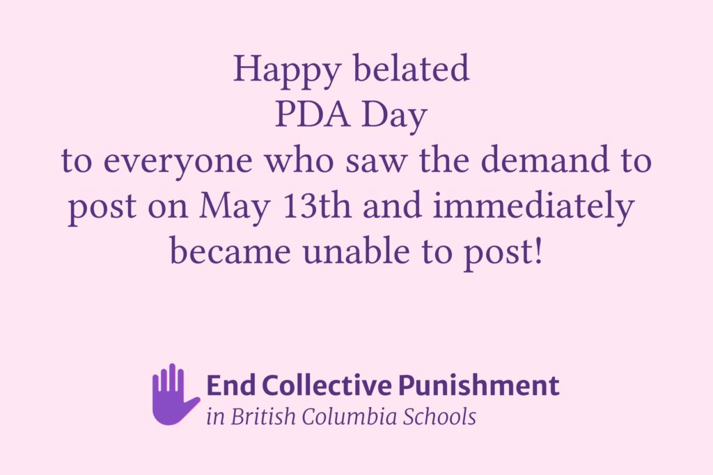 Happy belated PDA Day